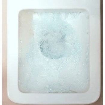 Tualetes pods Hansgrohe EluPura Q Original ar vāku, Rimless, balts 60206450