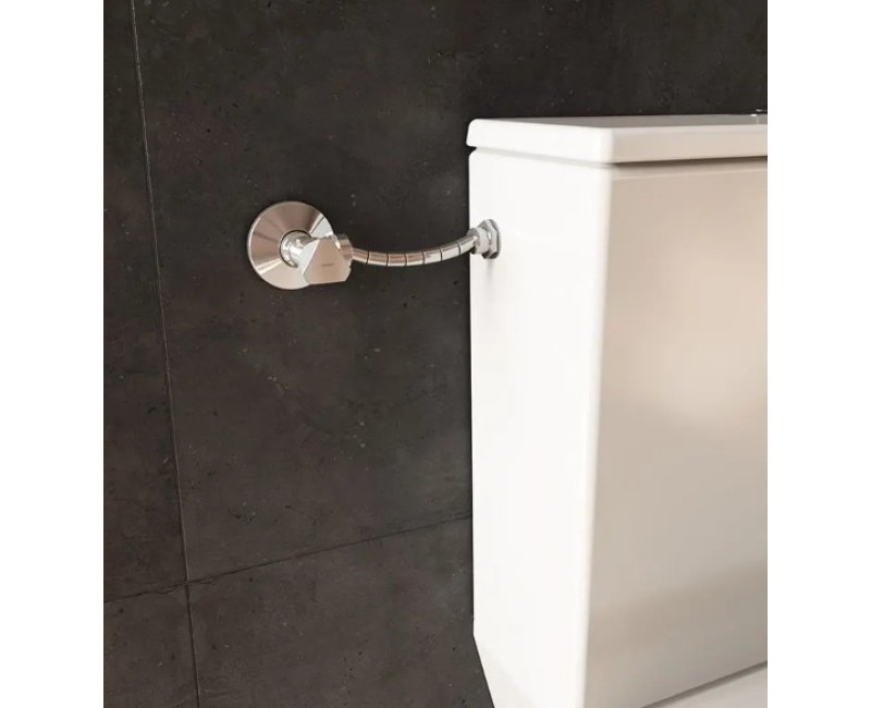 Skalojamā kaste podam Hansgrohe EluPura Q Original ūdens ieplūde sānos, balta 60271450