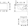 Подвесной унитаз Hansgrohe EluPura Original Q с крышкой SoftClose QuickRelease, Rimfree AquaChannel, SmartClean, белый 61182450