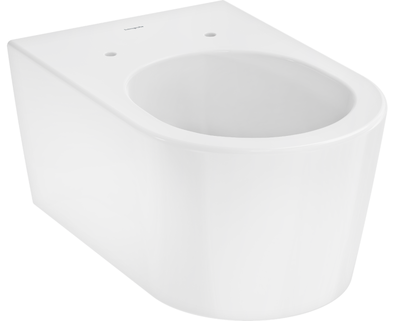 Piekaramais pods Hansgrohe EluPura S, AquaHelix Flush, Rimfree, EcoSmart, bez vāka, balts 60343450