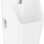 Pisuaras Hansgrohe EluPura Q Original vandens įvadas iš viršaus, HygieneEffect, baltas 62011450