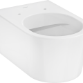 Pakabinamas tualeto dangtis Hansgrohe EluPura S Rimfree AquaFall Flush, HygieneEffect, be dangčio, baltas 62020450