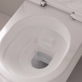 Pakabinamas tualeto dangtis Hansgrohe EluPura S Rimfree AquaFall Flush, HygieneEffect, be dangčio, baltas 62020450