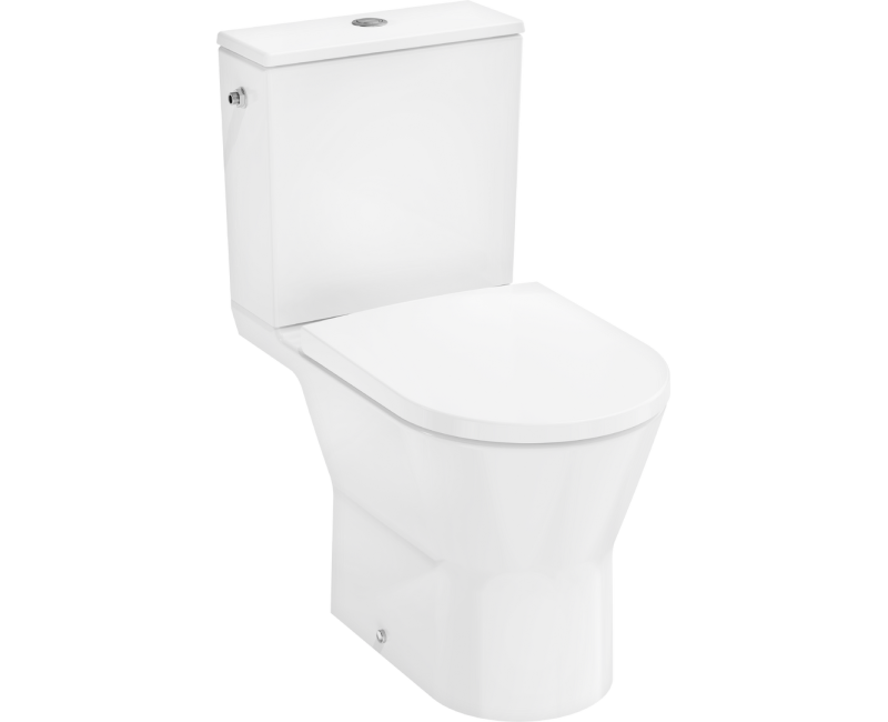 Унитаз Hansgrohe EluPura Original S с крышкой SoftClose  QuickRelease, Rimfree AquaChannel, HygieneEffect, белый 62040450