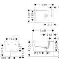 Настенное биде Hansgrohe EluPura Q, SmartClean, белое 61170450