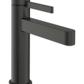 Vannas istabas izlietnes maisītājs Hansgrohe Finoris 110 ar Push-Open snīpi, EcoSmart, CoolStart, birstēts melns hroms 76024340