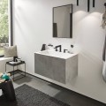 Vannas istabas izlietnes maisītājs Hansgrohe Finoris 110 iebūvējams ar Push-Open vārstu, EcoSmart, Melns Matēts Hroms 76033340
