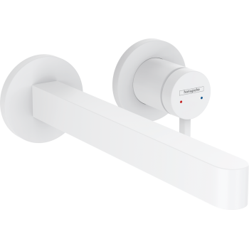 Vannas istabas izlietnes maisītājs Hansgrohe Finoris 22.8cm, iebūvējams, EcoSmart, matēti balts 76050700
