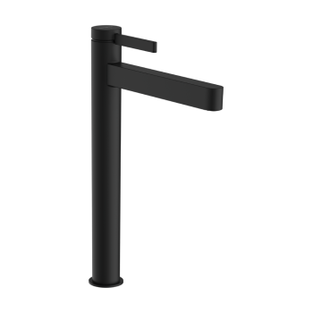 Hansgrohe Finoris 260 praustuvo maišytuvas su Push-Open, Aukštas, CoolStart, EcoSmart, matinė juoda 76072670