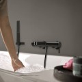 Vonios / dušo maišytuvas Hansgrohe Finoris, šlifuotas juodas chromas 76420340