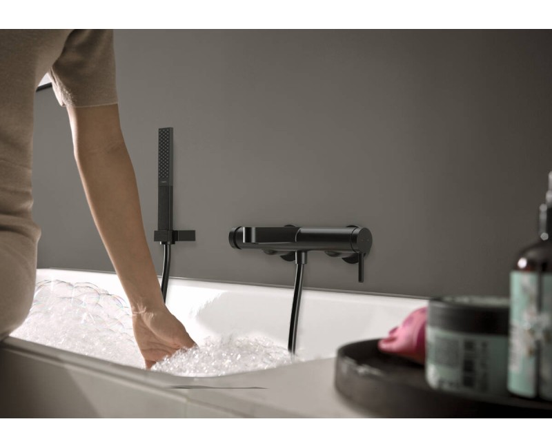 Vonios / dušo maišytuvas Hansgrohe Finoris, šlifuotas juodas chromas 76420340