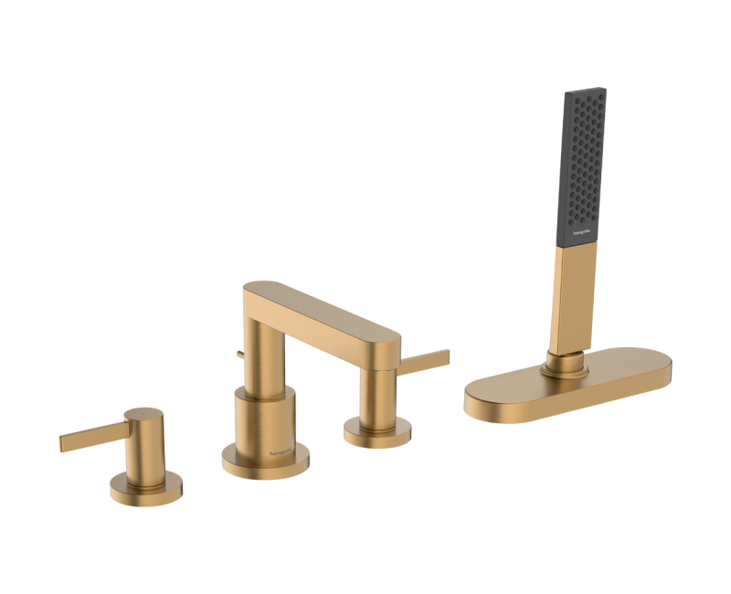 Vannas maisītājs Hansgrohe Finoris uz vannas malas, sBox, Pulēta Bronza 76444140