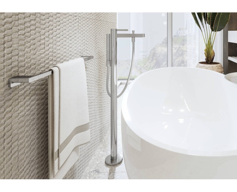 Напольный смеситель для ванны Hansgrohe Finoris, хромированный, артикул 76445000