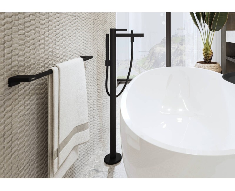 Vannas maisītājs Hansgrohe Finoris uz Grīdas, matēti melns 76445670
