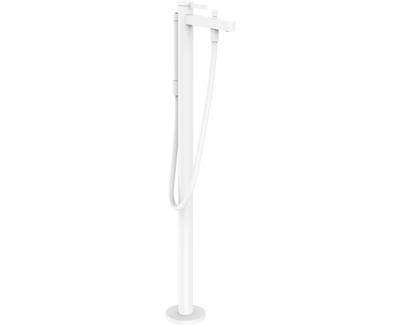 Hansgrohe Finoris Напольный смеситель для ванны, матовый белый 76445700