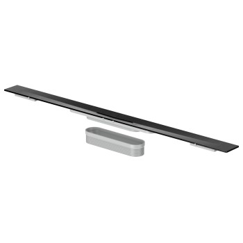 Dušas kanāla reste ACO ShowerDrain S+, Stripe 800 mm, Melns