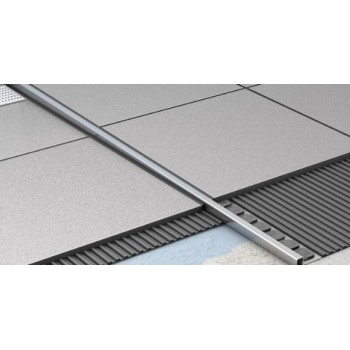 Dušas kanāla reste ACO ShowerStep, kreisā puse, 1490mm, H10, Melns