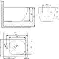 Bidets Deante Blur, Balta CDZ_6BPW