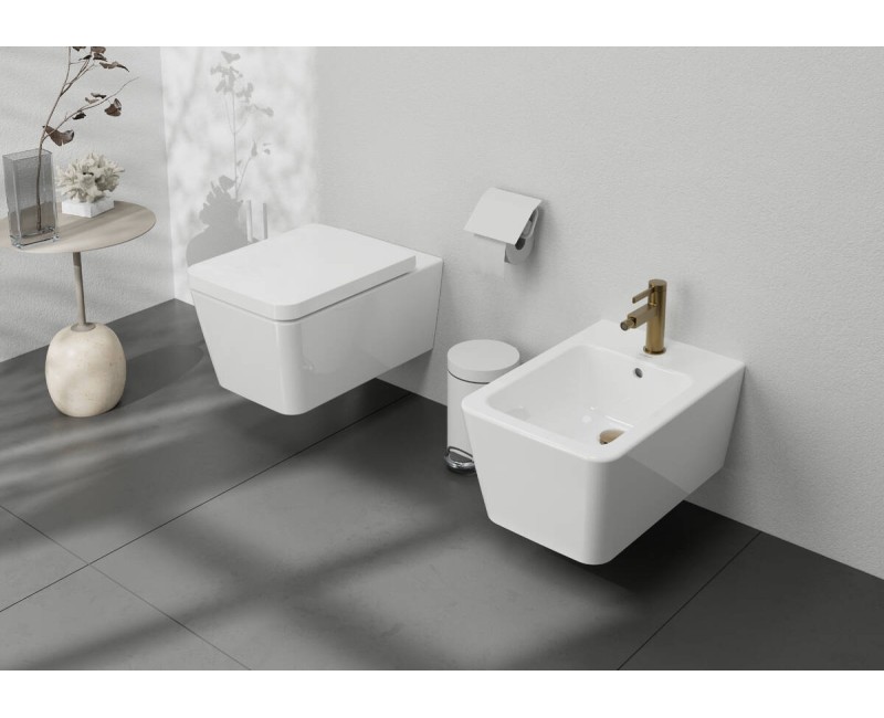 Bide maisītājs Hansgrohe Finoris ar Push-Open vārstu, pulēts bronzas tonis 76200140