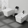 Bide maisītājs Hansgrohe Finoris ar Push-Open vārstu, pulēts melns hroms 76200340