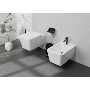 Bidē maisītājs Hansgrohe Finoris ar Push-Open vārstu, pulēts melns hroms 76200340