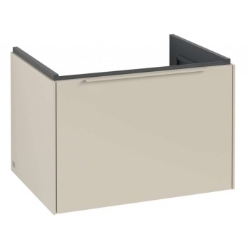 Vannas istabas skapītis Villeroy & Boch Subway 3.0, 62x43x48 cm, Pelēks Kašmirs C57502VN
