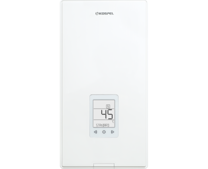 Caurplūdes Ūdens sildītājs (Boilers) Kospel PPE4.M-27 400V ūd. sild., LCD, 30-60˚ regulācija 1980467