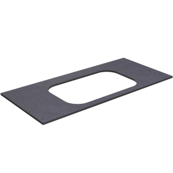 Рабочая поверхность Kame Universal HPL для раковины Movado 101см Black Moon HPL WP/10-3/H11-P2