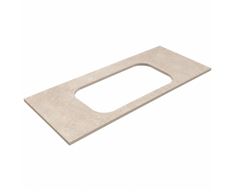 Darba virsma Kame Universal HPL, Movado izlietnei 101cm Earth stone HPL WP/10-3/H18-P2