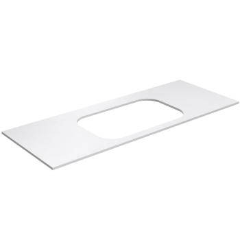 Darba virsma Kame Universal HPL, Movado izlietnei 121cm Balts Matēts HPL WP/12-3/H16-P2