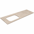 Darbo paviršius Kame Universal HPL, Movado kriauklei 121cm kairė pusė Earth stone HPL WP/12-3/H18-P2-L