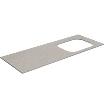 Darbo paviršius Kame Universal HPL, Movado kriauklei 160cm dešinėje pusėje Sandstone HPL WP/16-3/H15-P2-R