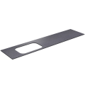 Darba virsma Kame Universal HPL, Movado izlietnei 200cm kreisā puse Black moon HPL WP/20-3/H11-P2-L