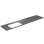 Darba virsma Kame Universal HPL, Movado izlietnei 200cm kreisā puse Black moon HPL WP/20-3/H11-P2-L