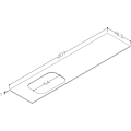 Darbo paviršius Kame Universal HPL, Movado kriauklei 200cm kairė pusė Smėlio akmuo HPL WP/20-3/H15-P2-L