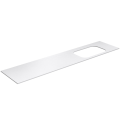Darba virsma Kame Universal HPL, Movado izlietnei 200cm labā puse Balts Matēts HPL WP/20-3/H16-P2-R