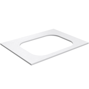 Darba virsma Kame Universal HPL, Movado izlietnei 61cm Balts Matēts HPL WP/6-3/H16-P2