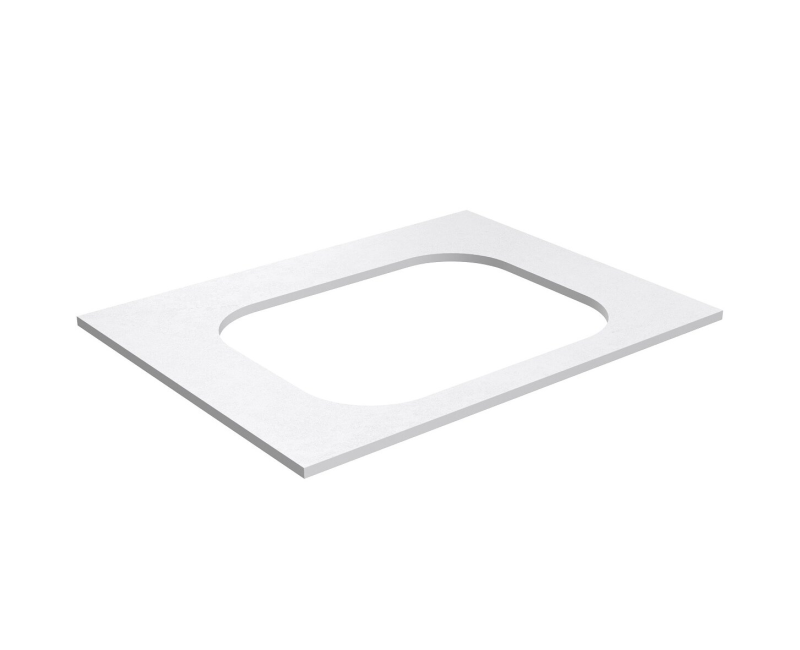 Darbo paviršius Kame Universal HPL, Movado kriauklei 61cm Baltas Matinis HPL WP/6-3/H16-P2