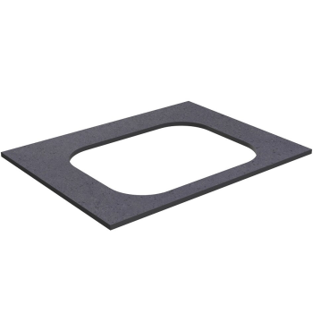 Рабочая поверхность Kame Universal HPL для раковины Movado 61см Black moon HPL WP/6-3/H11-P2