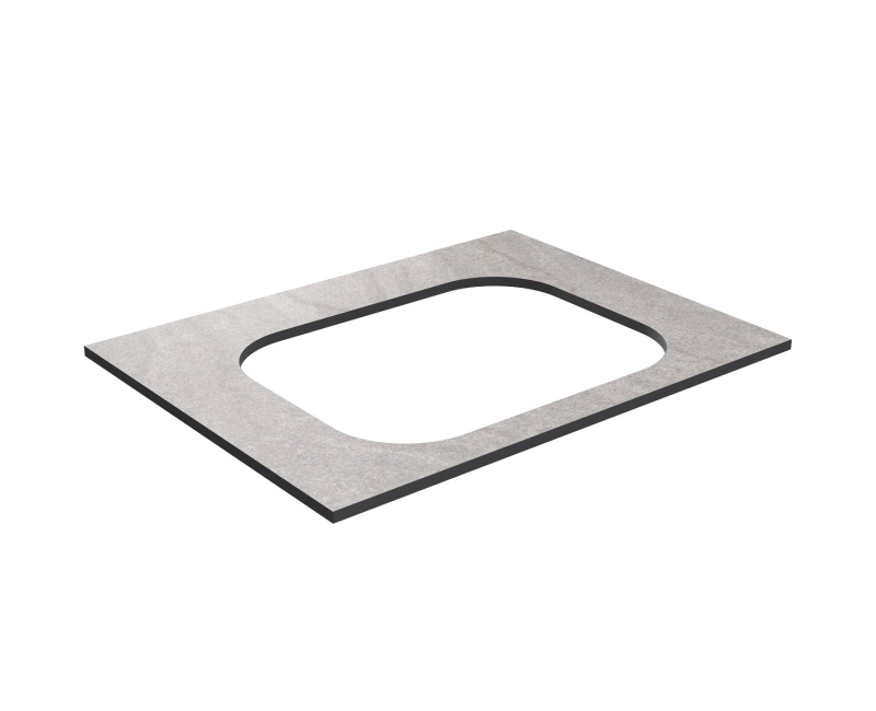 Darbo paviršius Kame Universal HPL, Movado kriauklei 61cm Grey moon HPL WP/6-3/H12-P2