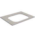 Darbo paviršius Kame Universal HPL, Movado kriauklei 61cm Sandstone HPL WP/6-3/H15-P2