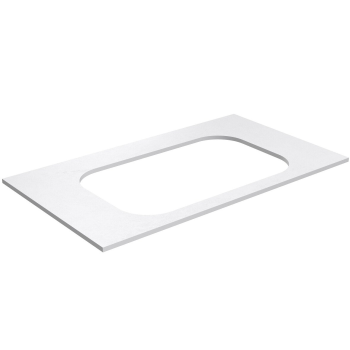 Darba virsma Kame Universal HPL, Movado izlietnei 81cm Balts Matēts HPL WP/8-3/H16-P2