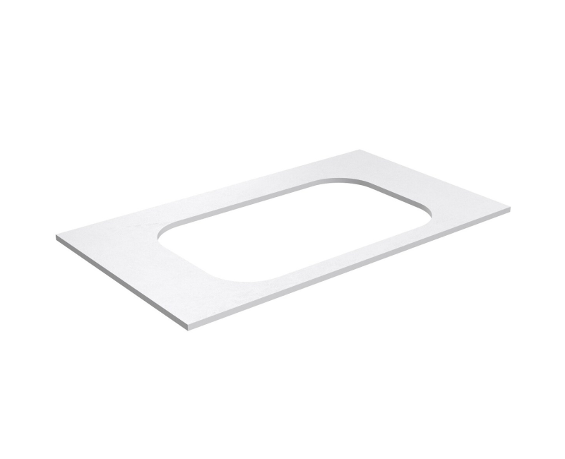 Darbo paviršius Kame Universal HPL, Movado kriauklei 81cm Baltas Matinis HPL WP/8-3/H16-P2