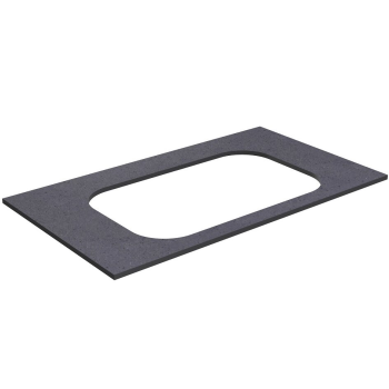 Рабочая поверхность Kame Universal HPL, для раковины Movado 81см Black moon HPL WP/8-3/H11-P2