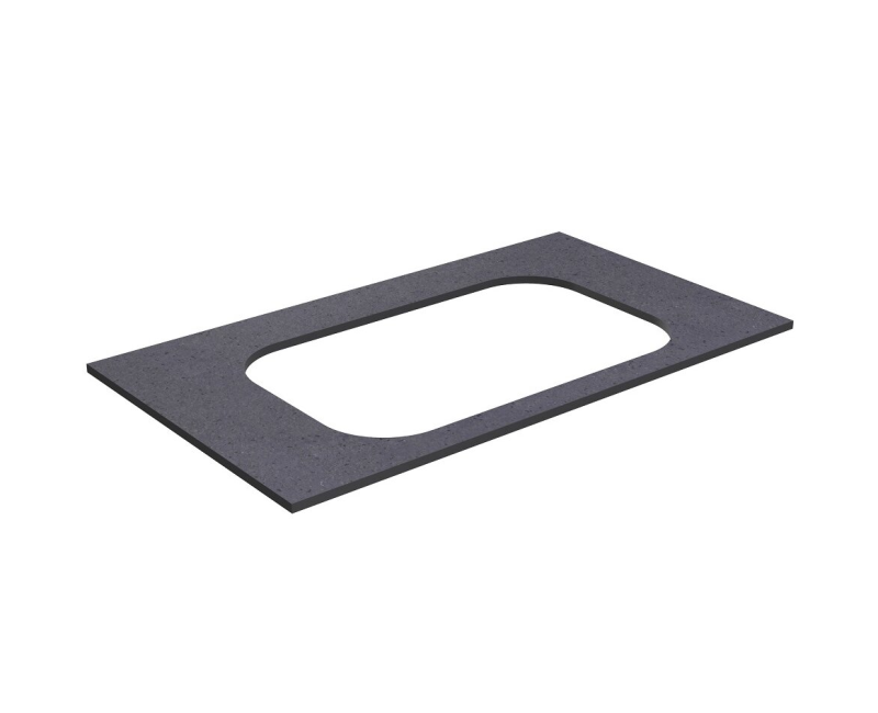 Darbo paviršius Kame Universal HPL, Movado kriauklei 81cm Black moon HPL WP/8-3/H11-P2