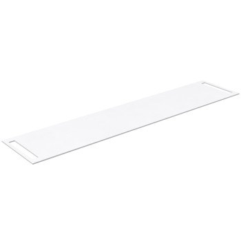 Darbo paviršius Kame Universal HPL su 2 rankšluosčių laikikliais 220cm Baltas Matinis WP-2/20-3/H16