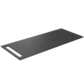 Darba virsma Kame Universal ar dvieļu turētāju HPL 110cm Black lava WP-1/10-3/H17