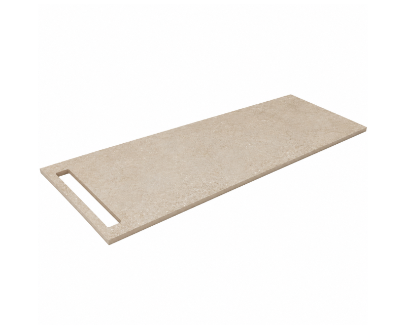 Darba virsma Kame Universal ar dvieļu turētāju HPL 130cm Earth stone WP-1/12-3/H18