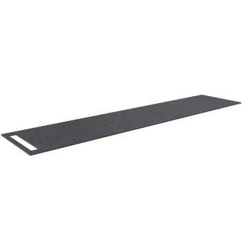 Рабочая поверхность Kame Universal с держателем для полотенец HPL 210см Black moon WP-1/20-3/H11