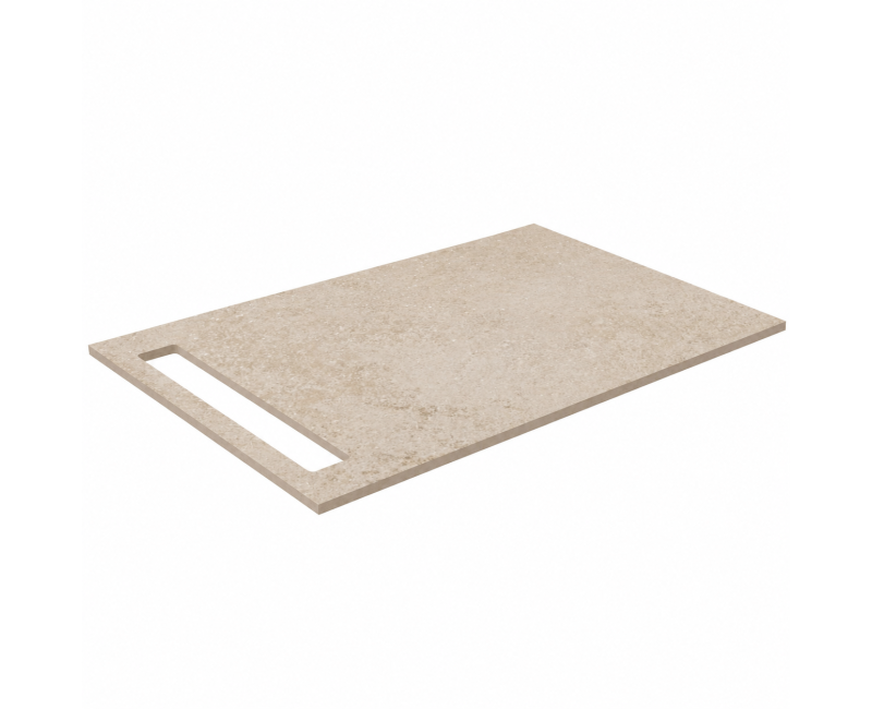 Рабочая поверхность Kame Universal с держателем для полотенец HPL 70см Earth stone WP-1/6-3/H18
